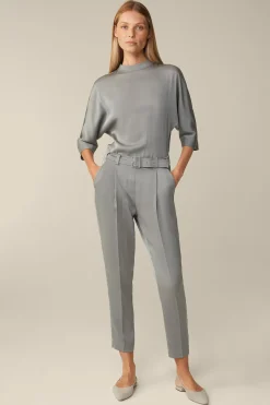 Crepe-Overall Mit Bundfalte In*Windsor Hot