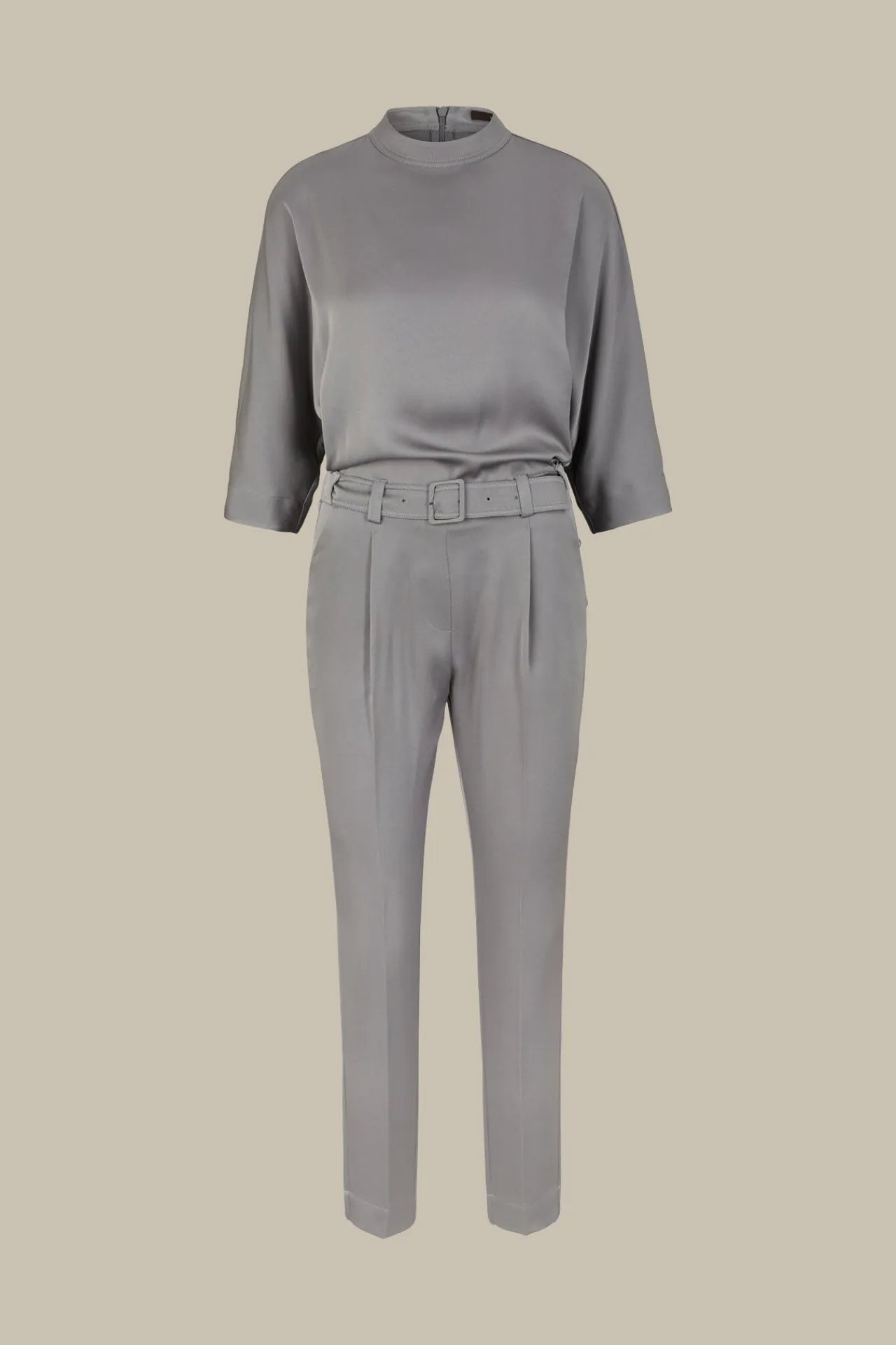 Crepe-Overall Mit Bundfalte In*Windsor Hot