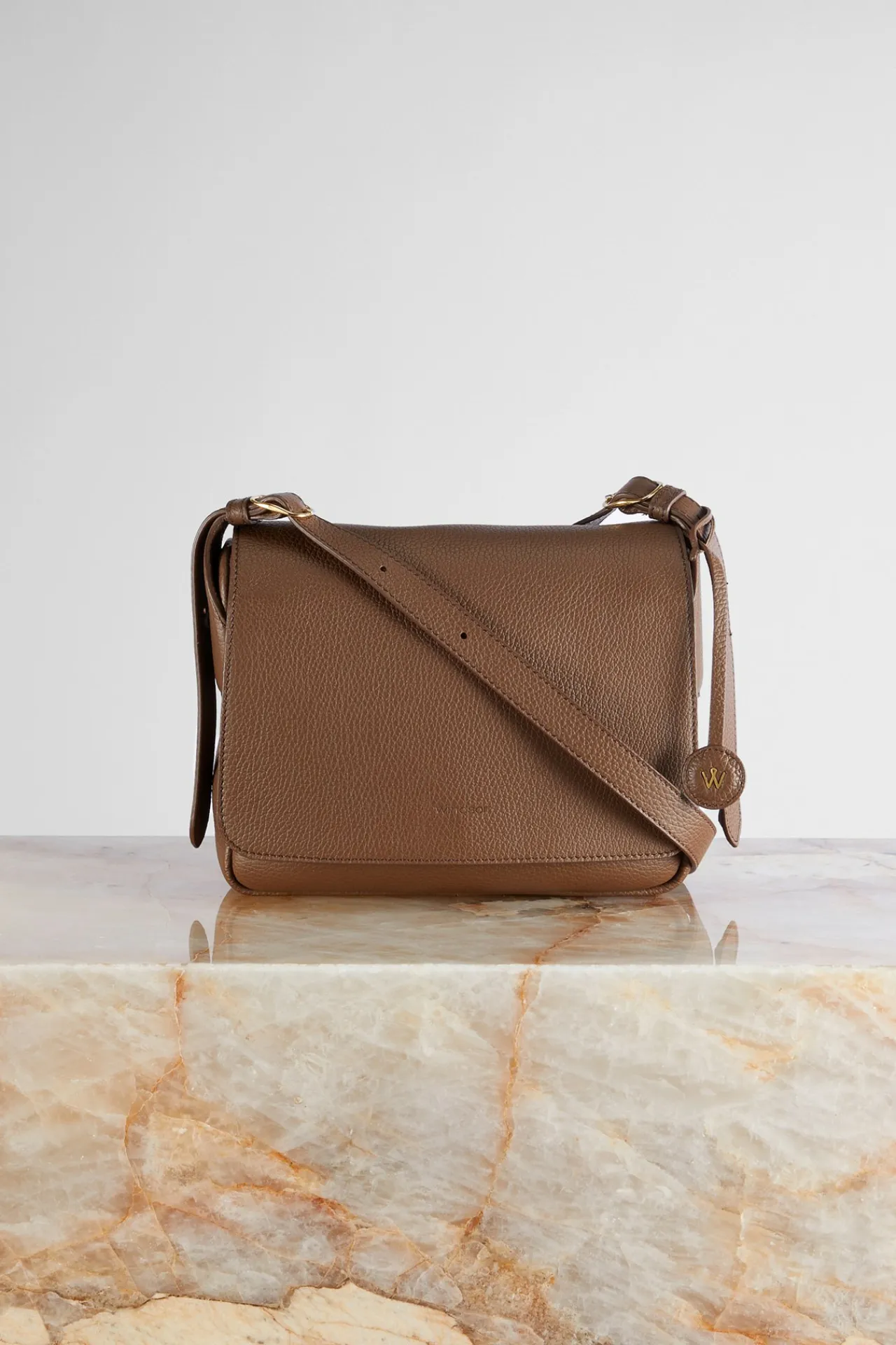 Crossbody-Bag Aus Nappaleder In Braun*Windsor Best