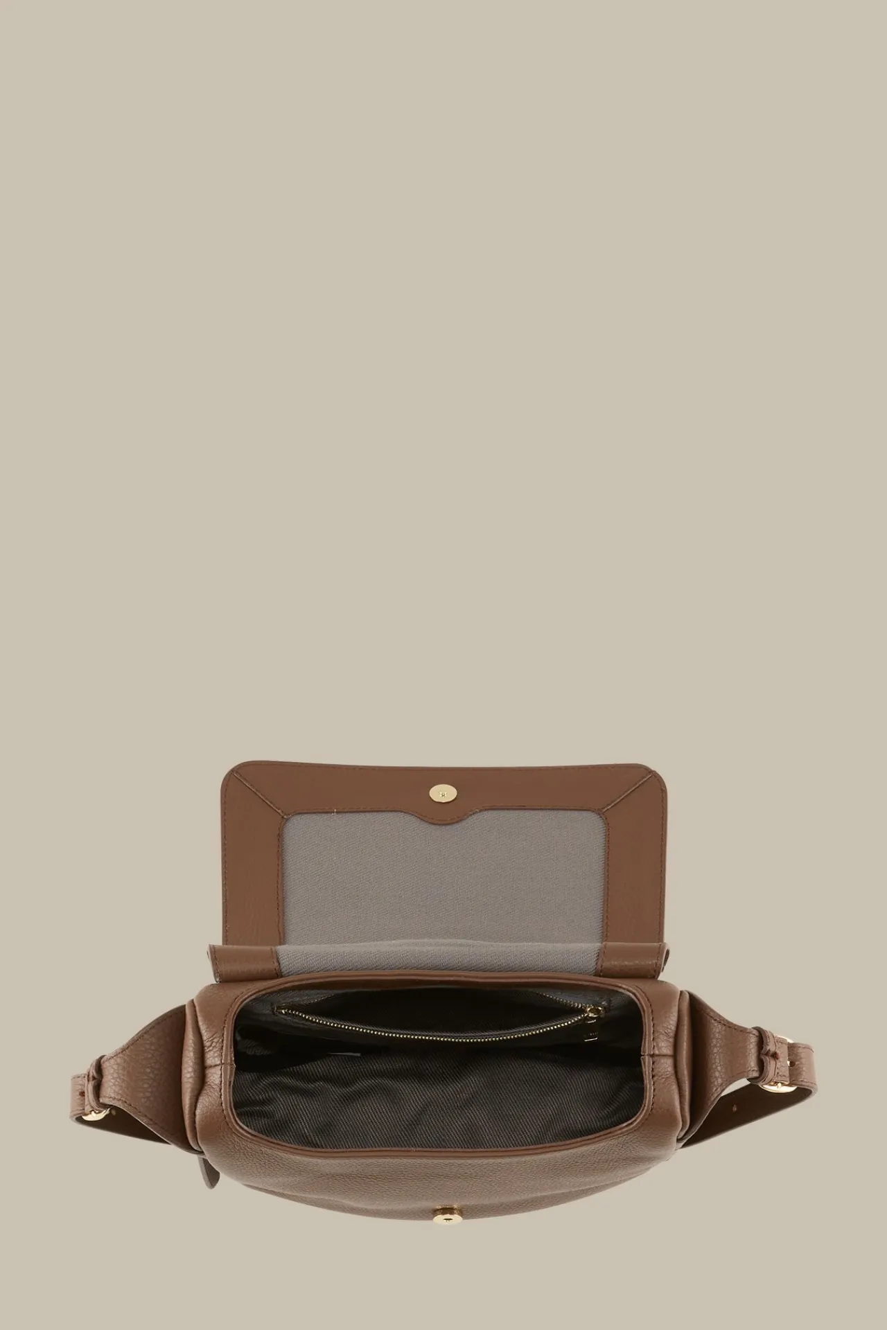 Crossbody-Bag Aus Nappaleder In Braun*Windsor Best