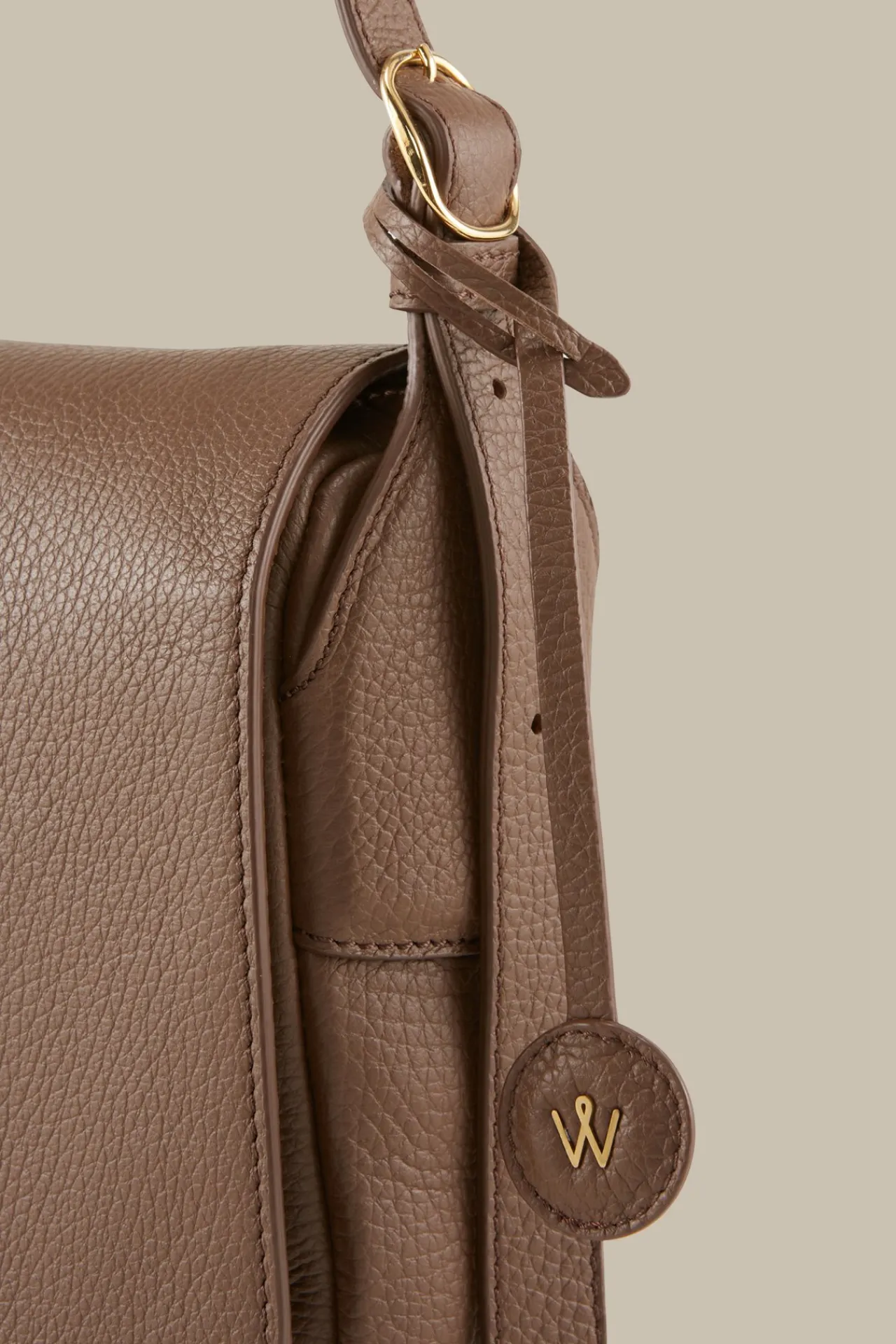 Crossbody-Bag Aus Nappaleder In Braun*Windsor Best