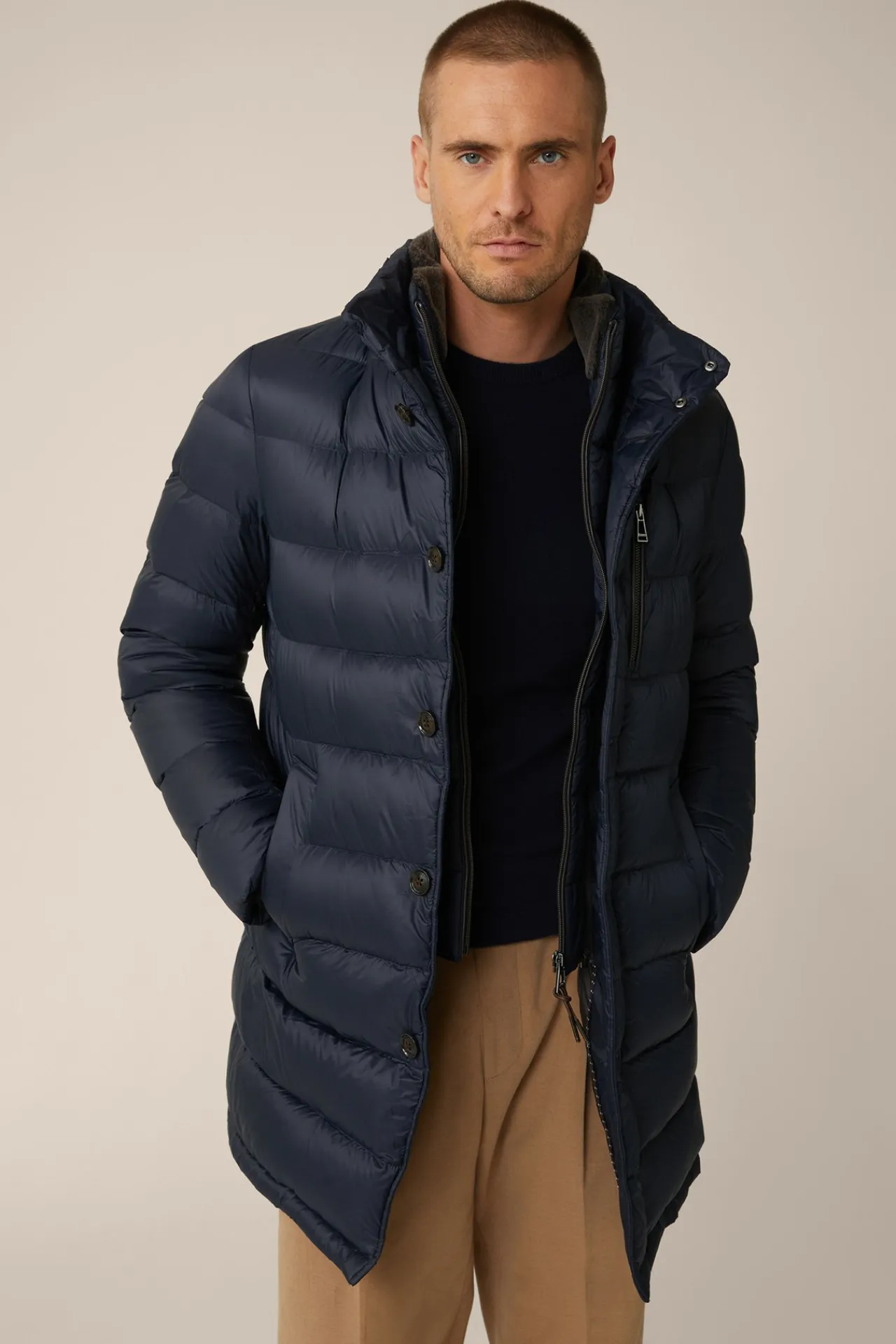 Daunen-Steppmantel Otello In Dunkelblau*Windsor Discount