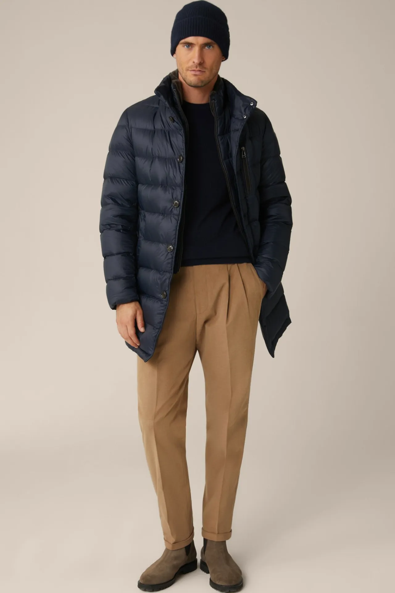 Daunen-Steppmantel Otello In Dunkelblau*Windsor Discount