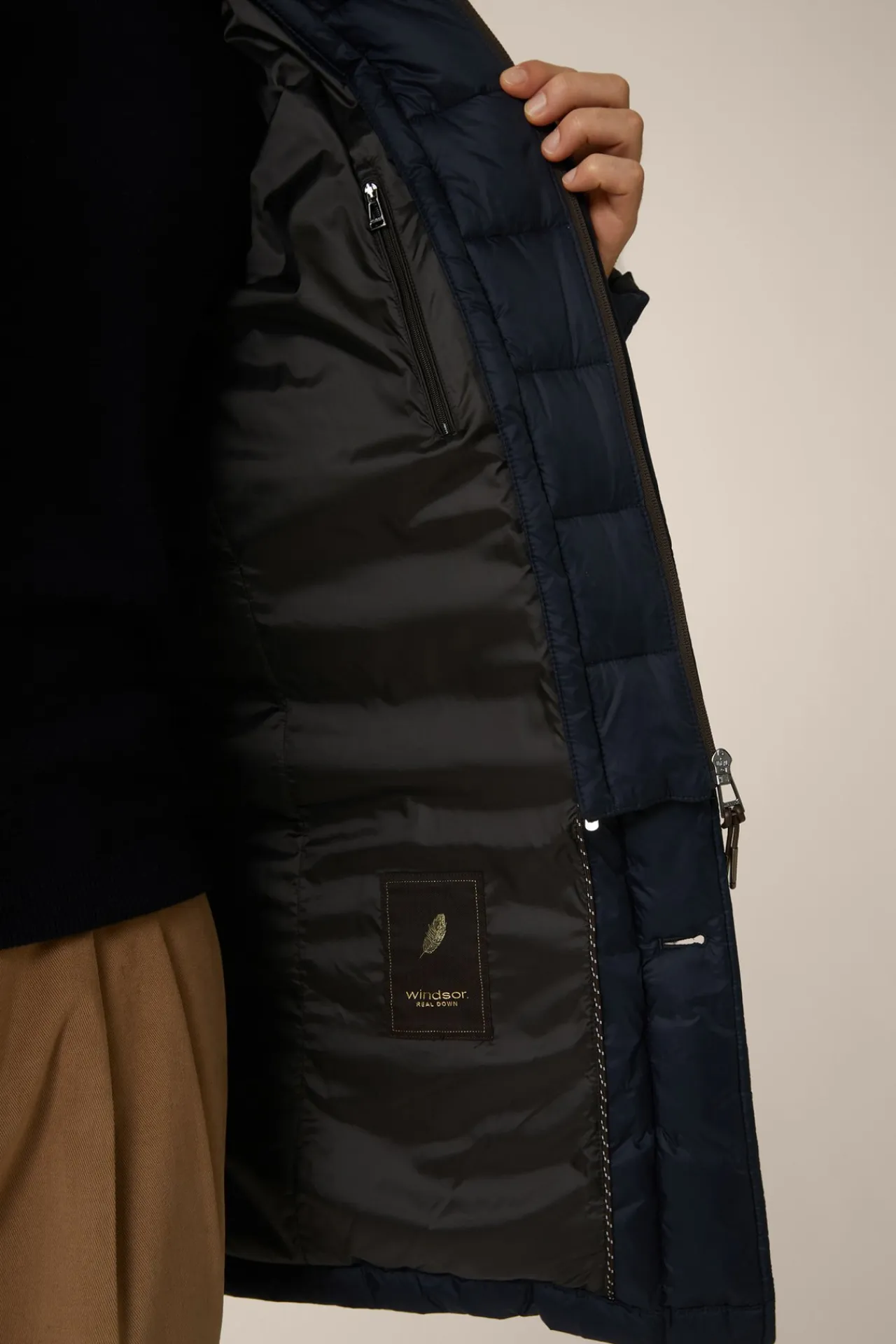 Daunen-Steppmantel Otello In Dunkelblau*Windsor Discount