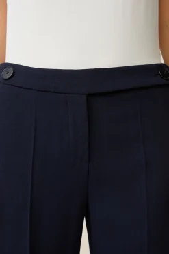 Double-Wollcrepe-Palazzo-Hose In*Windsor Hot