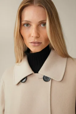 Double-Wollmix-Doppelreiher-Mantel Mit Cashmere In*Windsor Sale