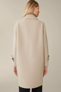 Double-Wollmix-Doppelreiher-Mantel Mit Cashmere In*Windsor Sale