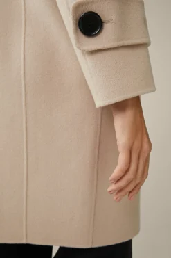 Double-Wollmix-Doppelreiher-Mantel Mit Cashmere In*Windsor Sale