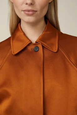 Duchesse-Satin-Cape-Jacke In Kupfer*Windsor Clearance