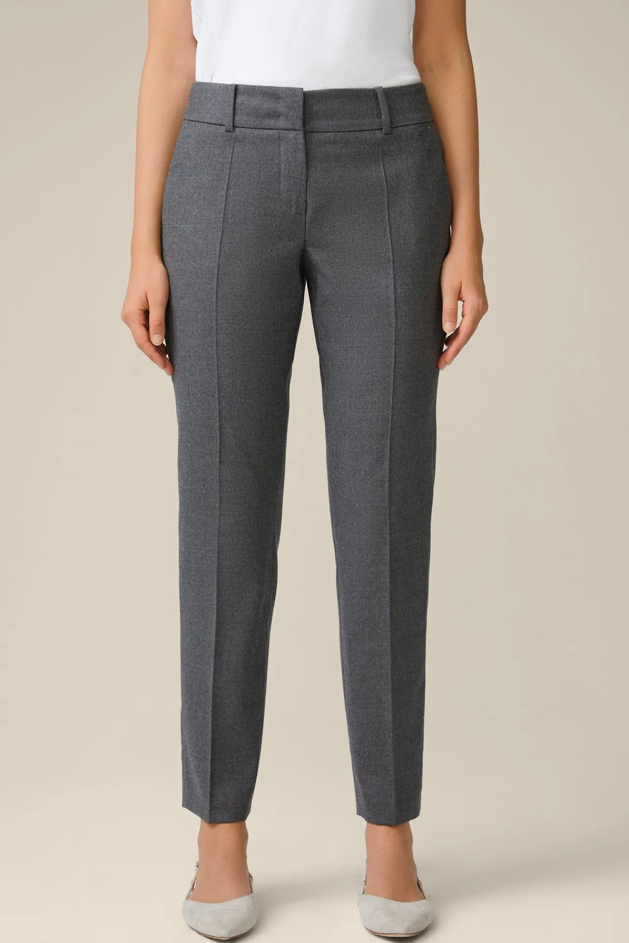 Flanell-Anzug-Hose In Grau*Windsor Clearance