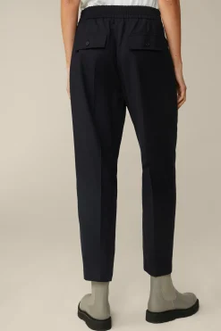 Flanell-Bundfalten-Hose, Verkurzt, In*Windsor Online