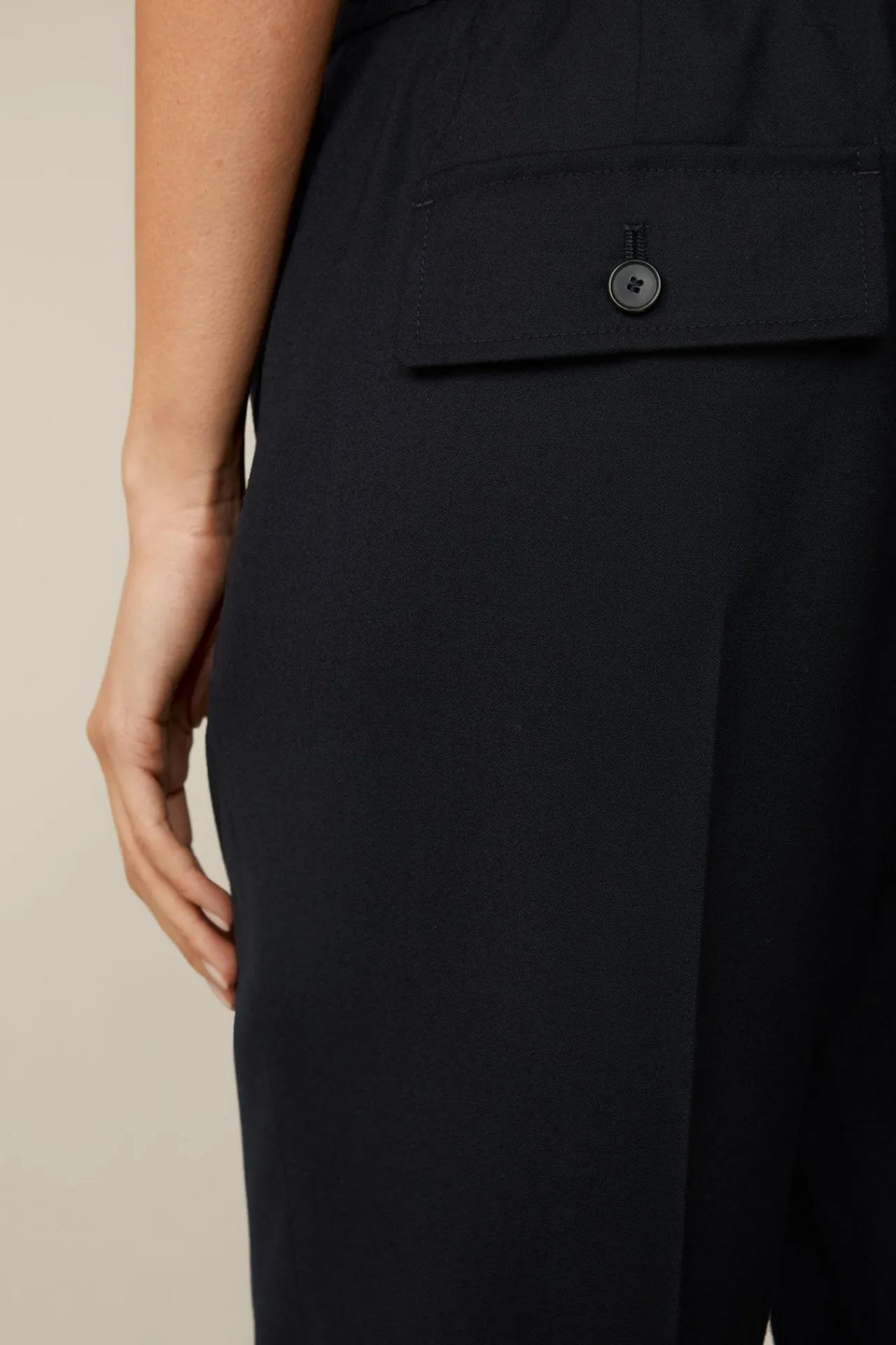 Flanell-Bundfalten-Hose, Verkurzt, In*Windsor Online