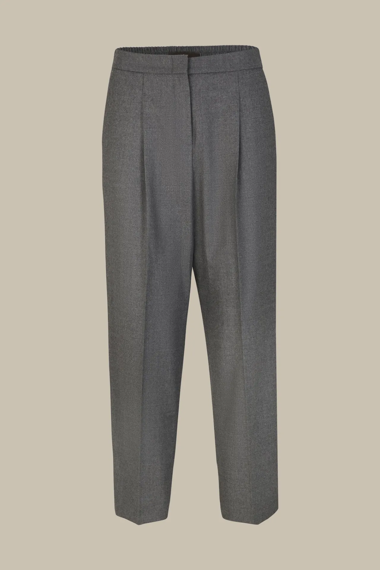Flanell-Bundfalten-Hose, Verkurzt, In*Windsor Outlet