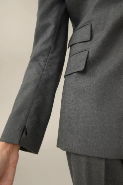 Flanell-Doppelreiher-Blazer In*Windsor Hot