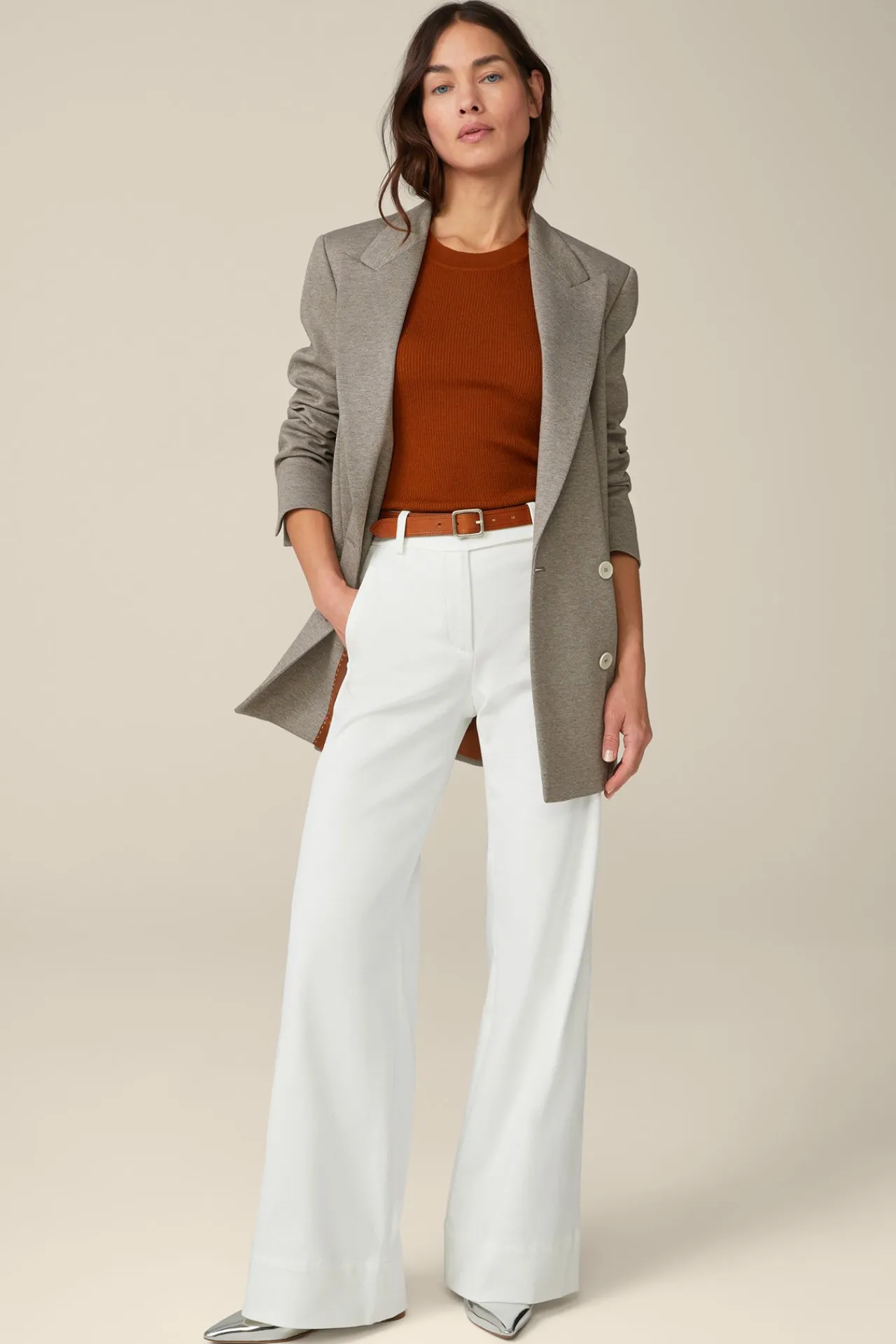 Gabardine-Palazzo-Hose In*Windsor Outlet