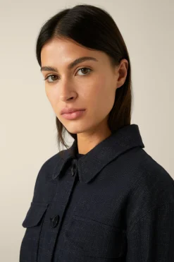 Jeans-Blazer-Jacke In Dark Denim Blue*Windsor Online