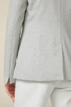 Jersey-Blazer In Hell Ecru Gemustert*Windsor Sale