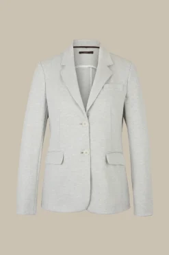 Jersey-Blazer In Hell Ecru Gemustert*Windsor Sale