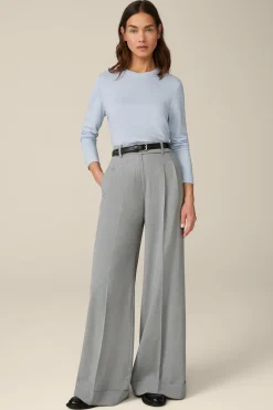 Jersey-Langarm-Shirt Aus Tencel In*Windsor Hot