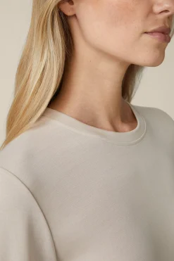 Jersey-Langarm-Shirt Aus Tencel In Hell*Windsor Hot