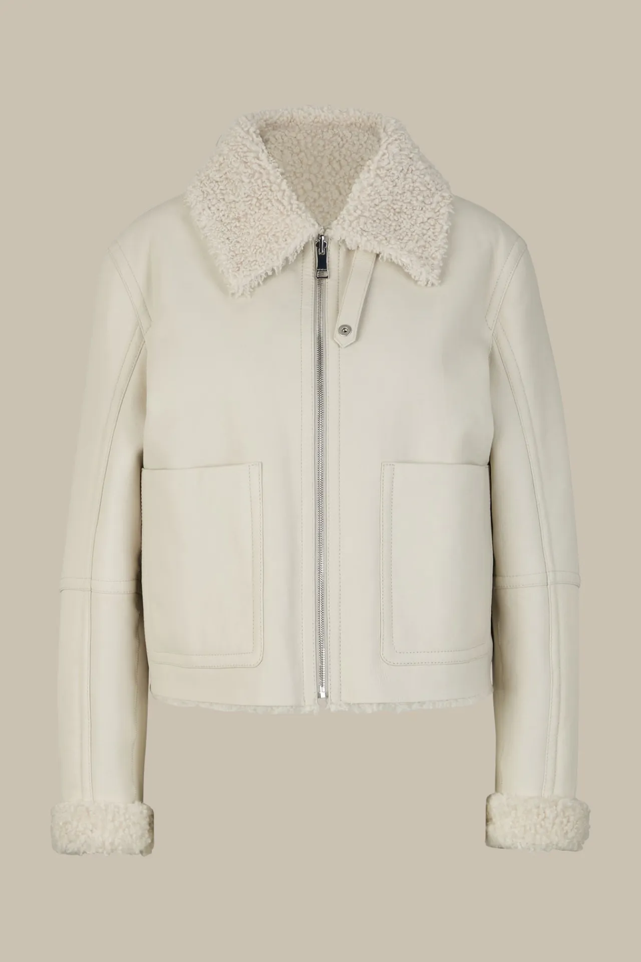Lammfell-Wende-Biker-Jacke In*Windsor Online