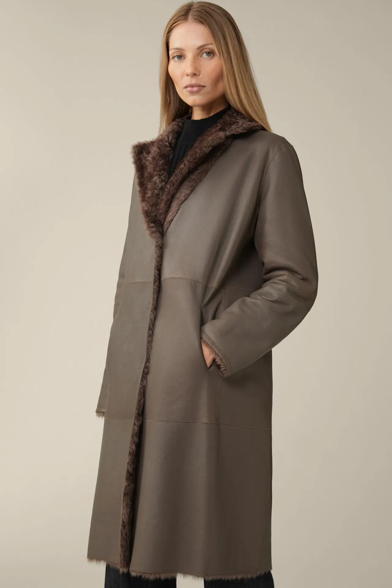 Lammfell-Wende-Mantel In*Windsor Sale