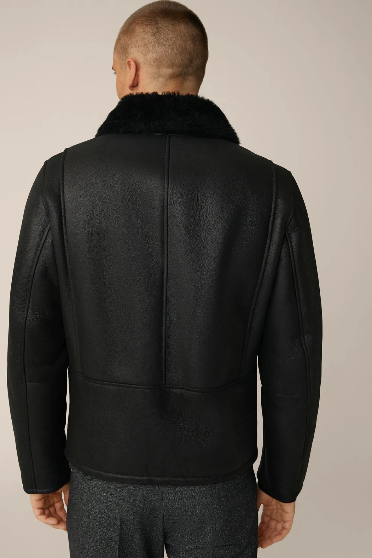 Lamm-Leder-Jacke Mezzano Mit Hemdkragen In*Windsor Best
