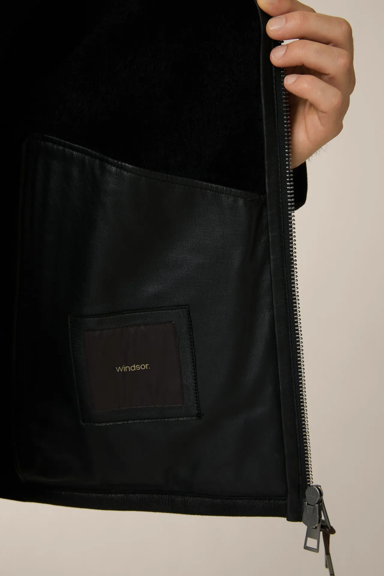 Lamm-Leder-Jacke Mezzano Mit Hemdkragen In*Windsor Best