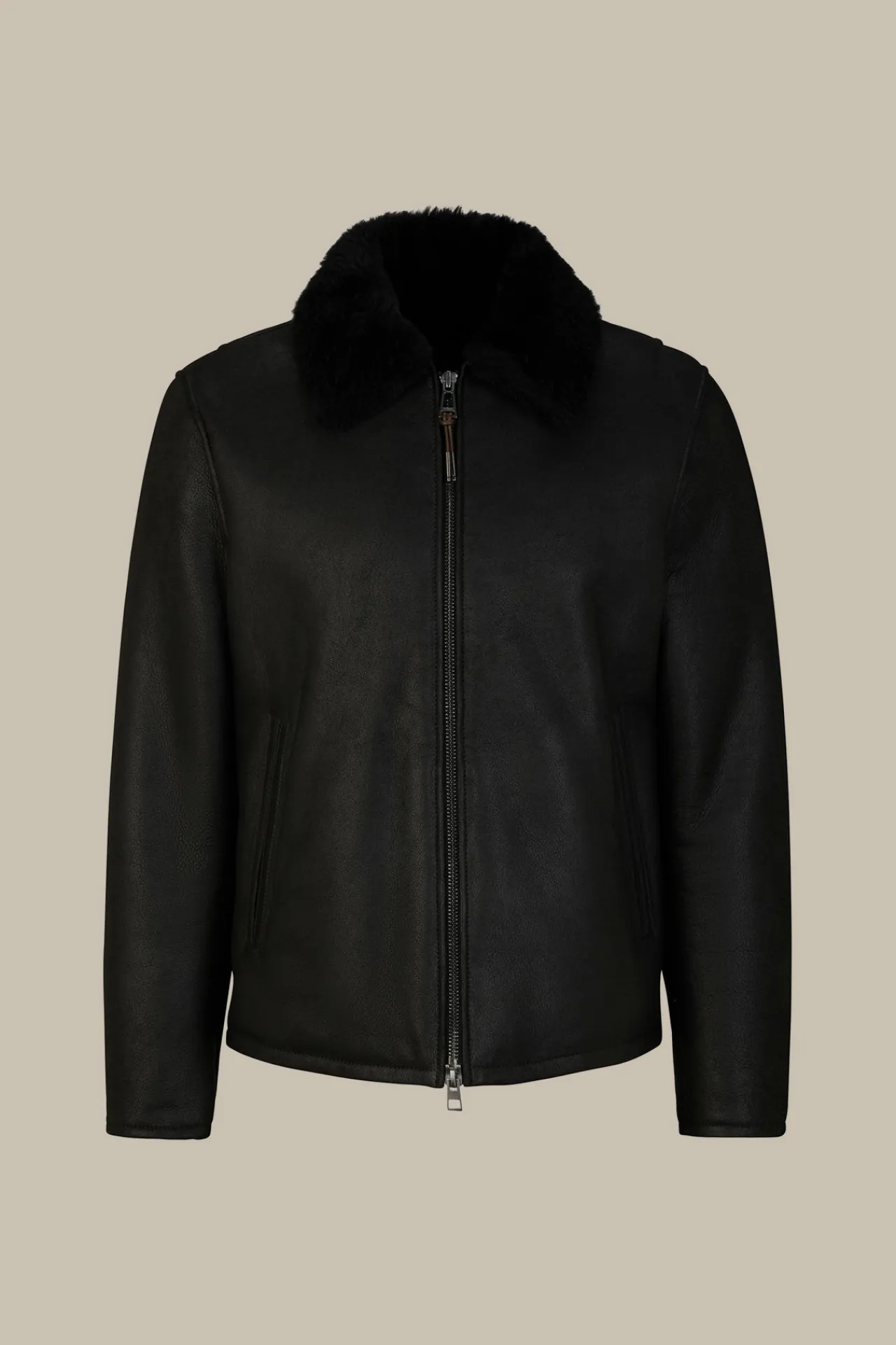Lamm-Leder-Jacke Mezzano Mit Hemdkragen In*Windsor Best