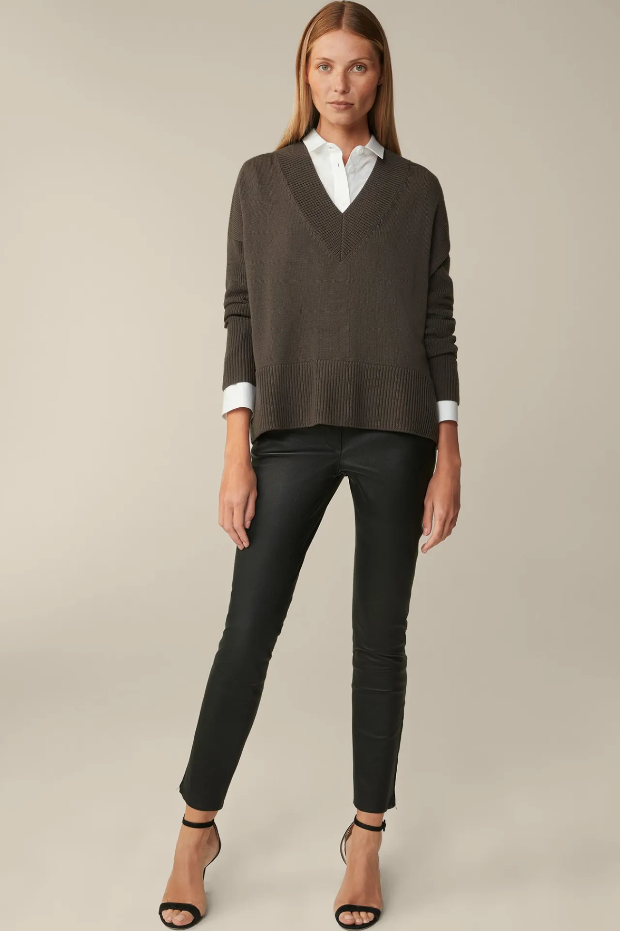 Lammnappa-Leder-Hose In*Windsor New