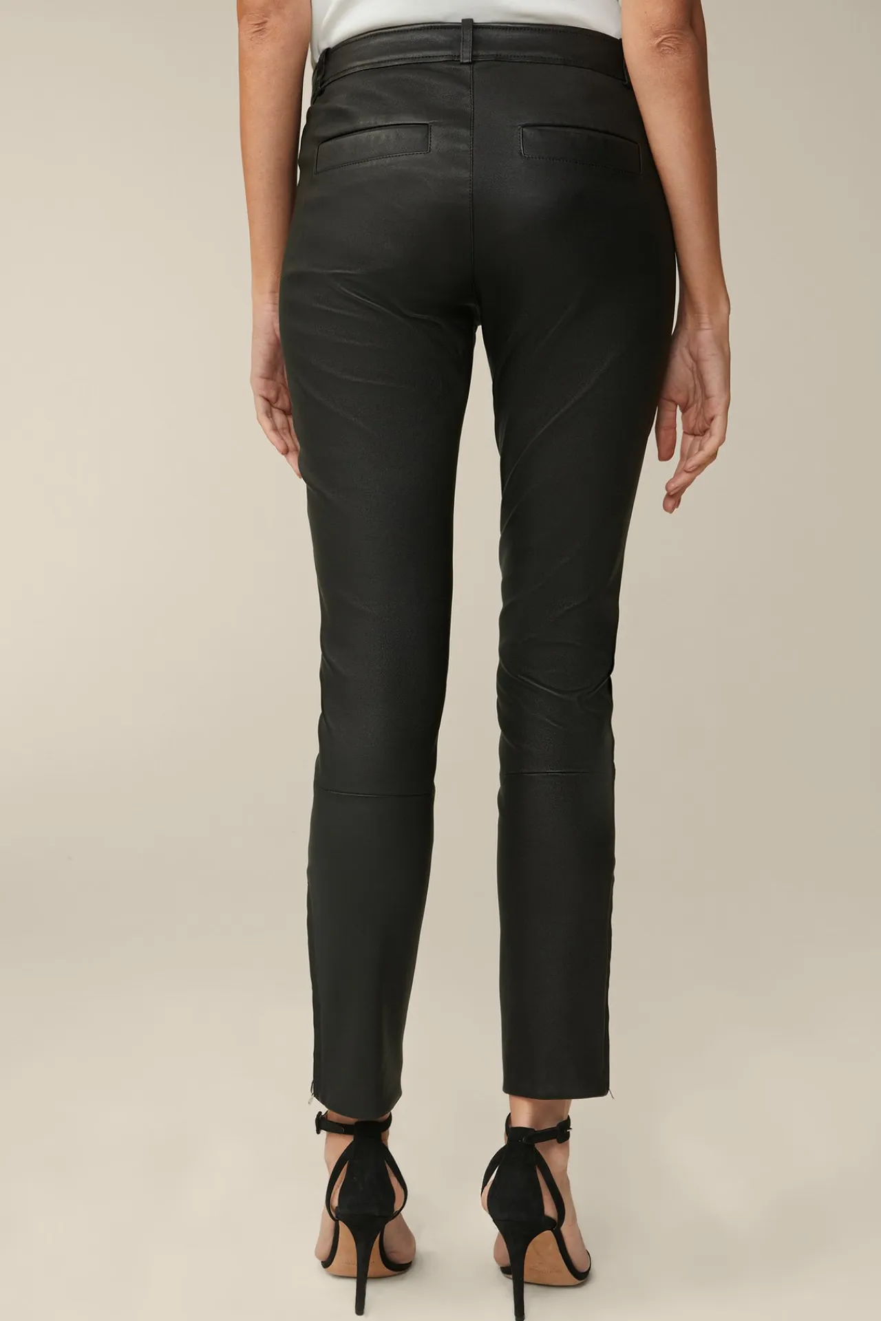 Lammnappa-Leder-Hose In*Windsor New
