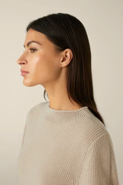 Merino-Strick-Pullover Mit Stehkragen In*Windsor Online