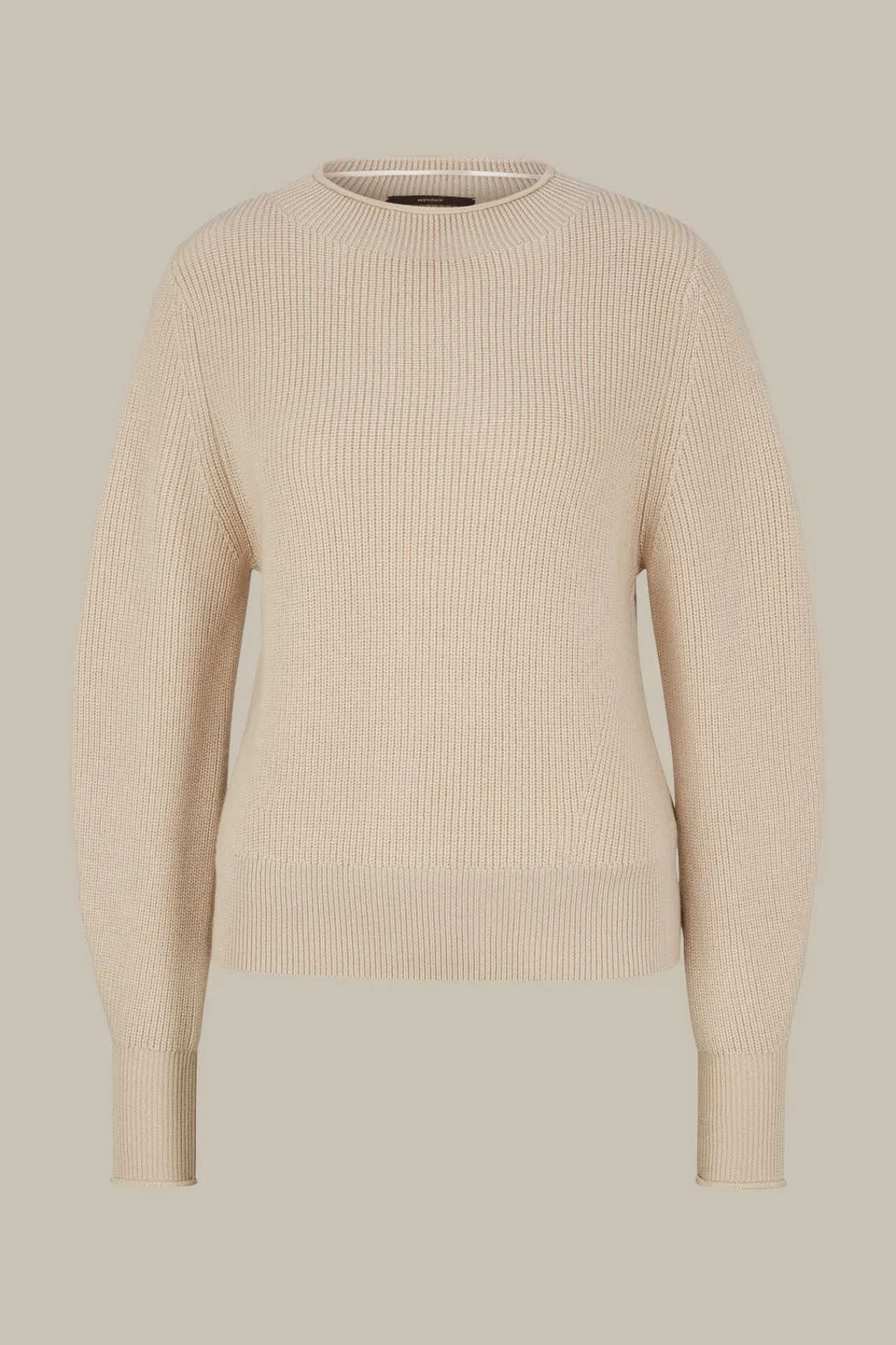 Merino-Strick-Pullover Mit Stehkragen In*Windsor Online