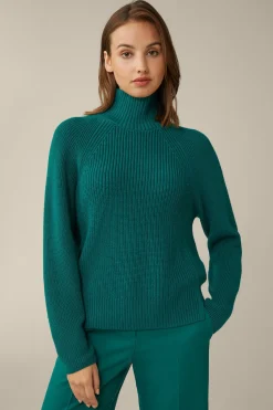 Merino-Strick-Rollkragen-Pullover In*Windsor Clearance