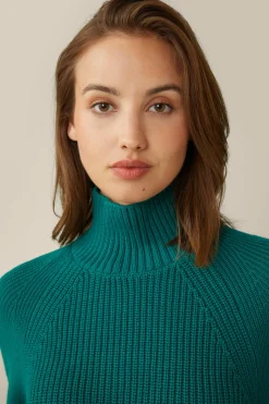 Merino-Strick-Rollkragen-Pullover In*Windsor Clearance
