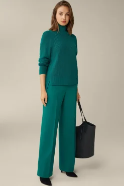Merino-Strick-Rollkragen-Pullover In*Windsor Clearance