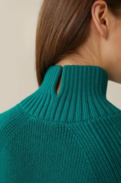 Merino-Strick-Rollkragen-Pullover In*Windsor Clearance