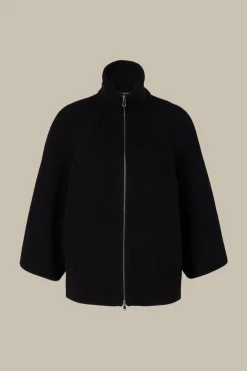 Merino-Strick-Zip-Cardigan In*Windsor Sale