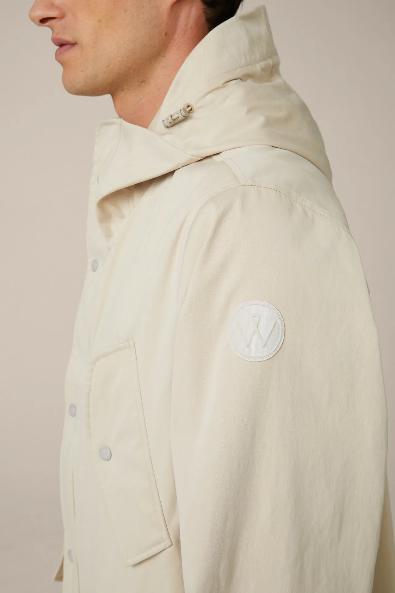 Nylon-Parka Bosa Mit Kapuze In Beige*Windsor Fashion