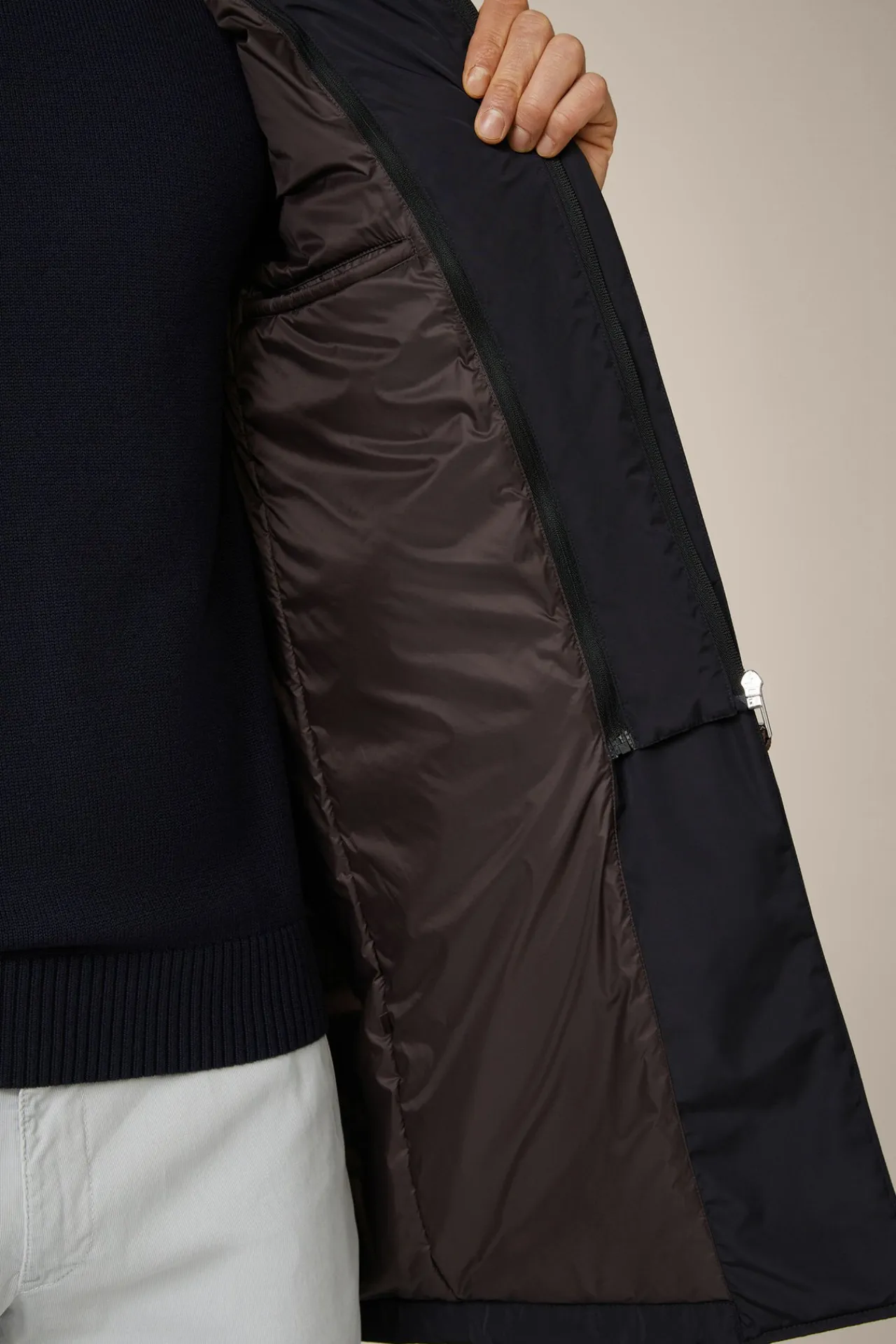 Nylon-Parka Venosa Mit Reverskragen In*Windsor Clearance
