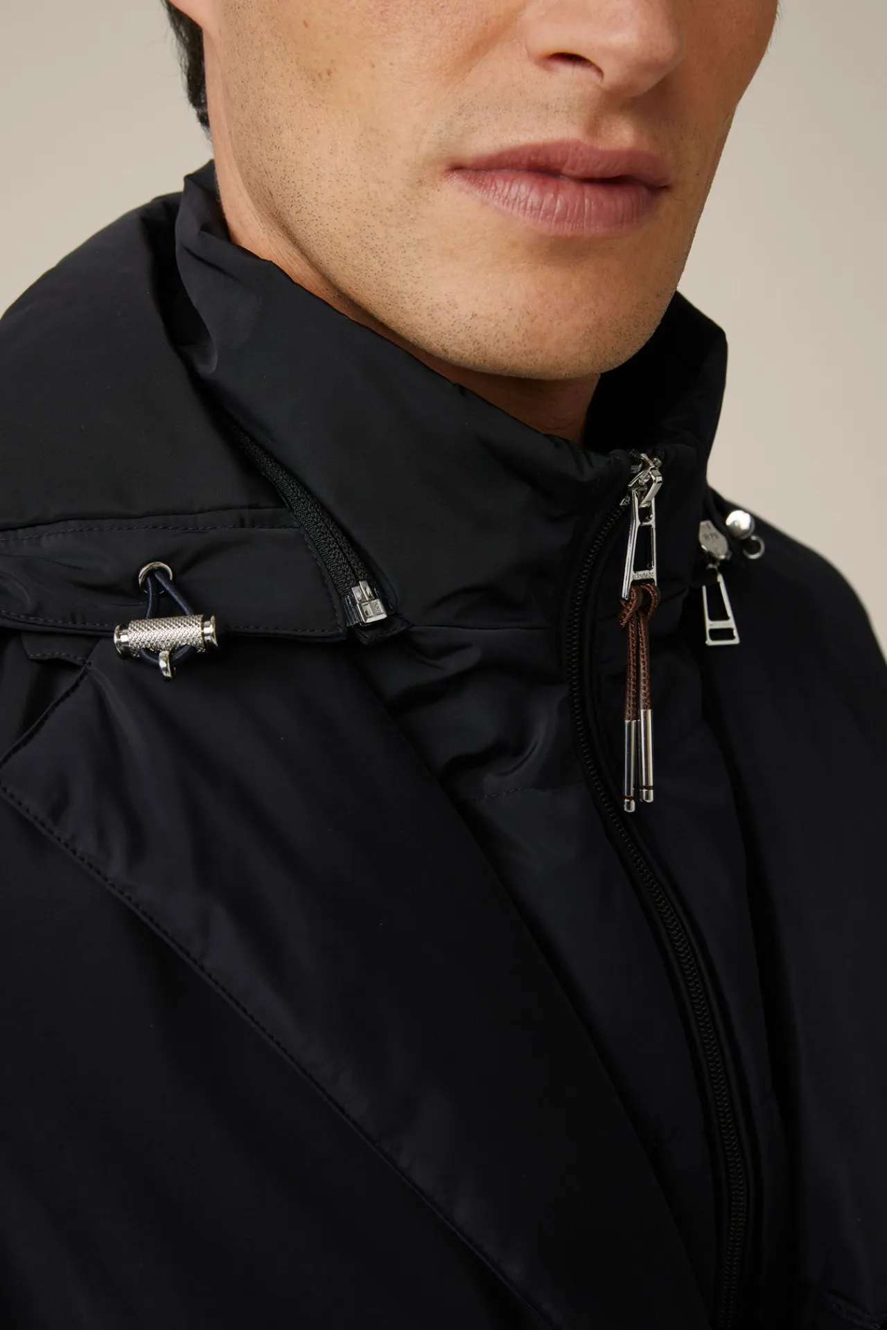 Nylon-Parka Venosa Mit Reverskragen In*Windsor Clearance