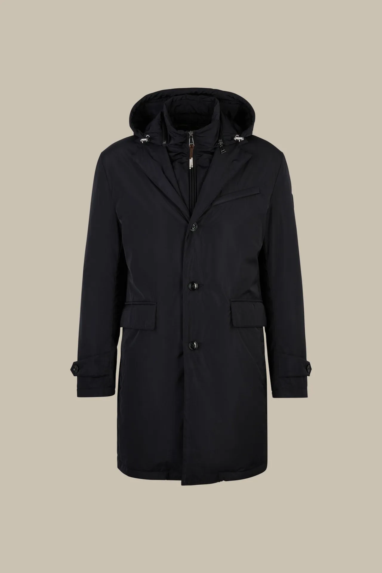 Nylon-Parka Venosa Mit Reverskragen In*Windsor Clearance