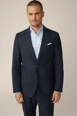 Schurwoll-Anzug Sono Bene Mit Stretch In Gemustert*Windsor New