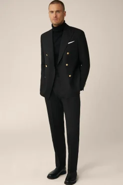 Schurwoll-Baukasten-Hose Frero Mit Bundfalte In*Windsor Fashion