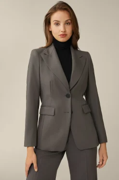 Schurwoll-Blazer In Taupe*Windsor Online