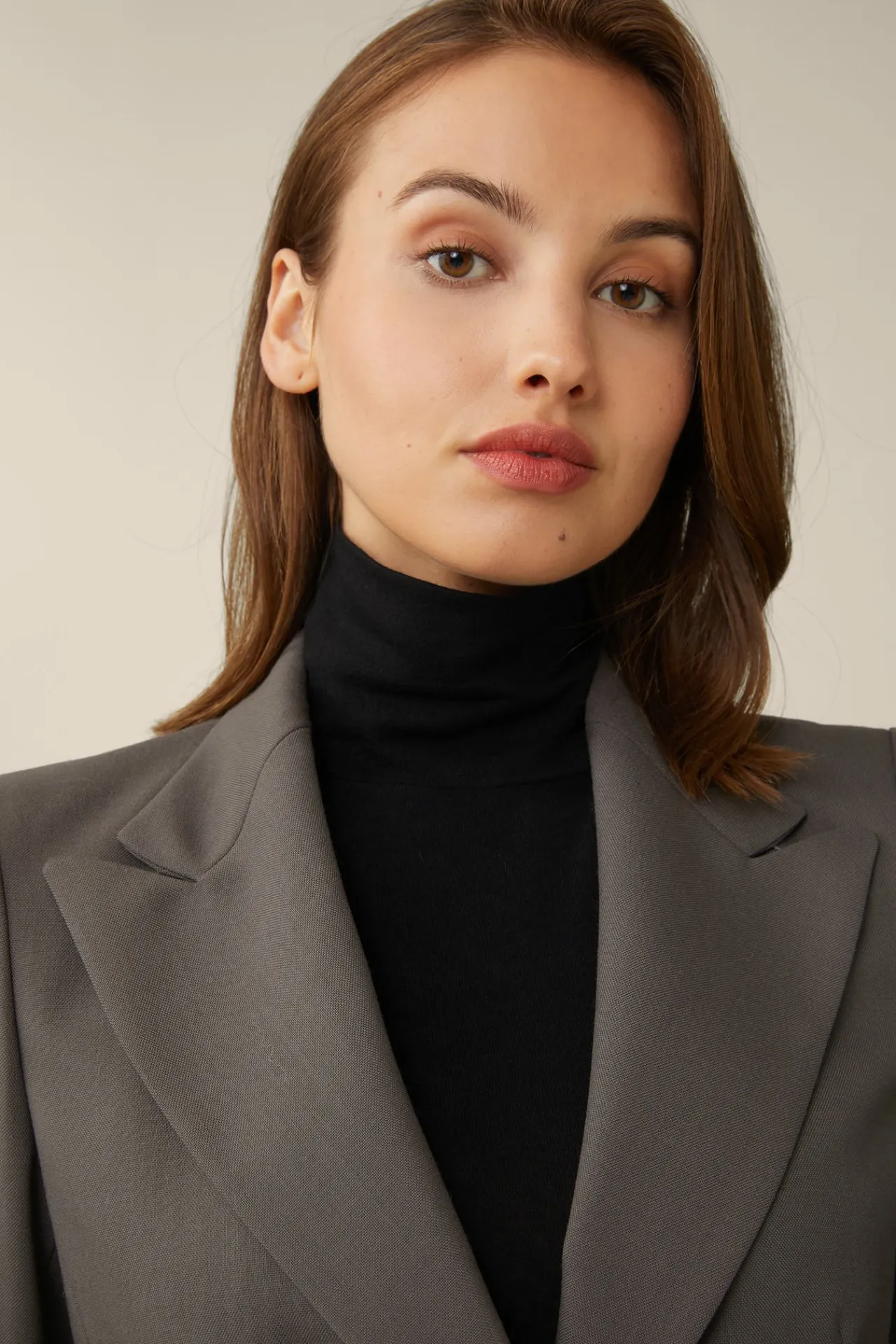 Schurwoll-Blazer In Taupe*Windsor Online