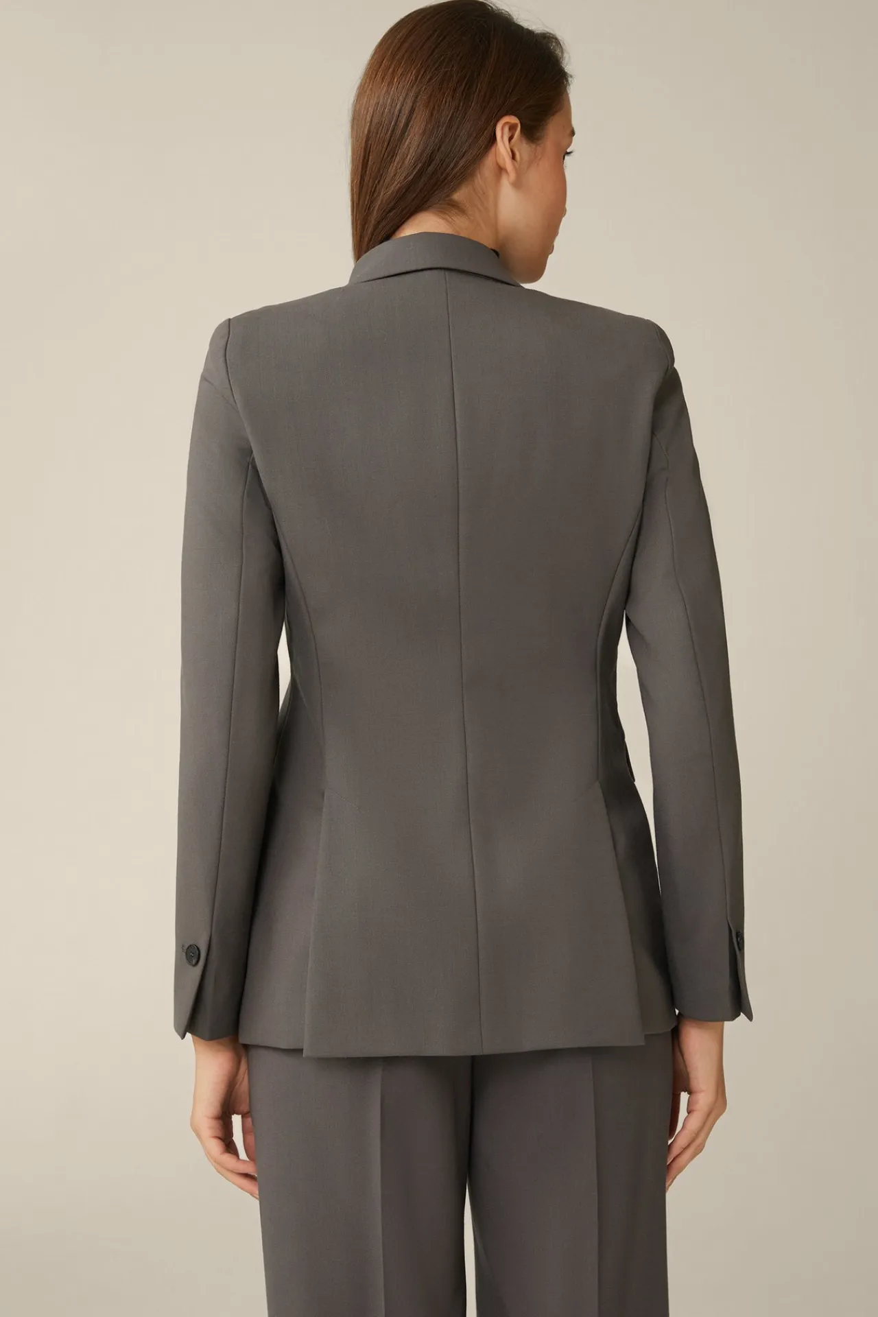 Schurwoll-Blazer In Taupe*Windsor Online