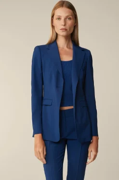 Schurwoll-Blazer Mit Pagodenschulter In*Windsor Sale