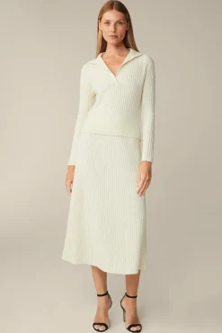 Schurwoll-Cashmeremix-Ripp-Strick-Pullover In*Windsor Best