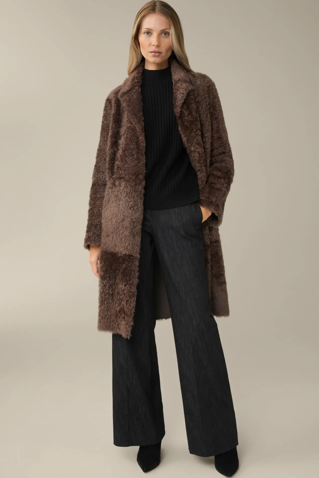Schurwoll-Cashmeremix-Ripp-Strick-Pullover In*Windsor Sale